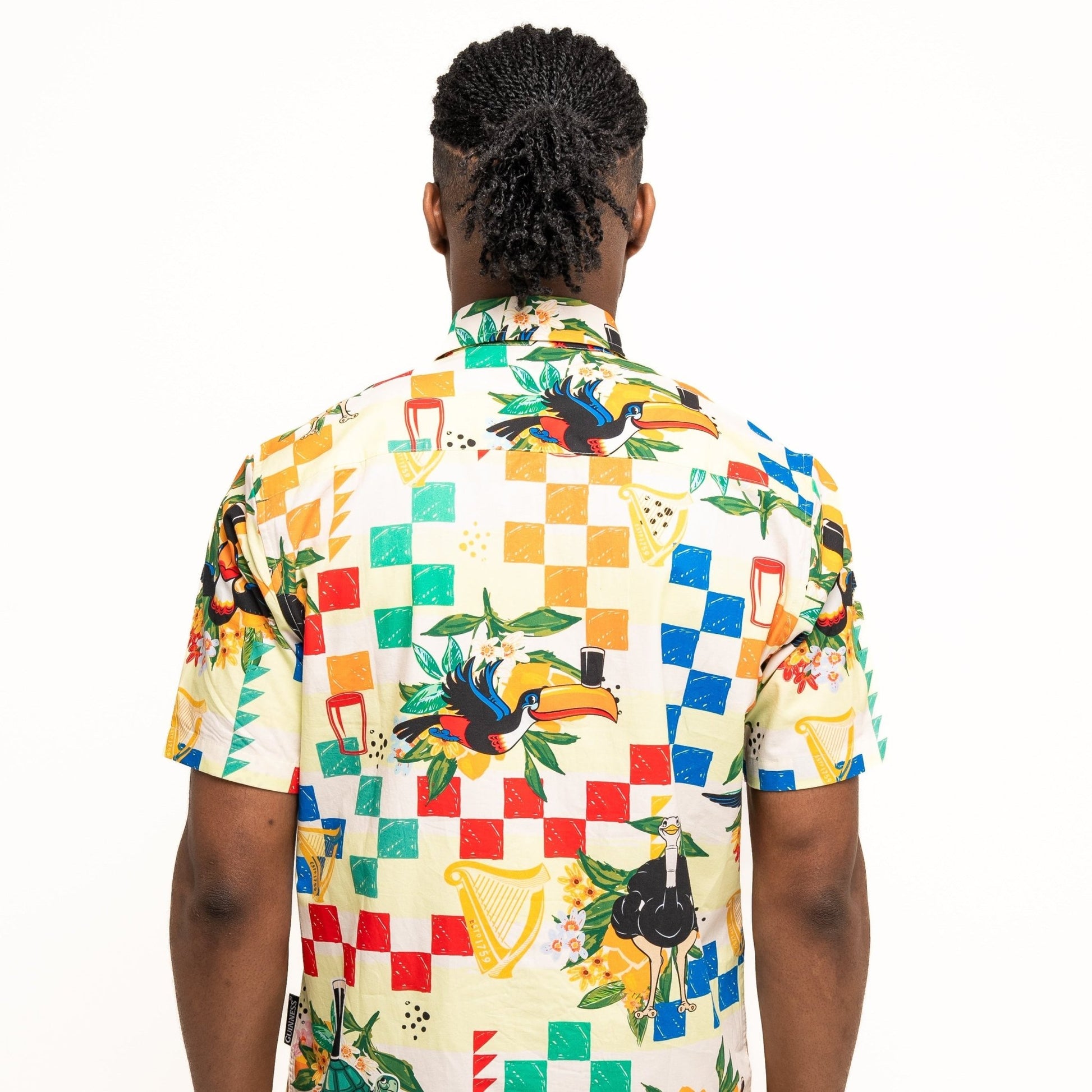 Guinness Toucan Hawaiian Beach Shirt - The Celtic Gift Store - Clothing