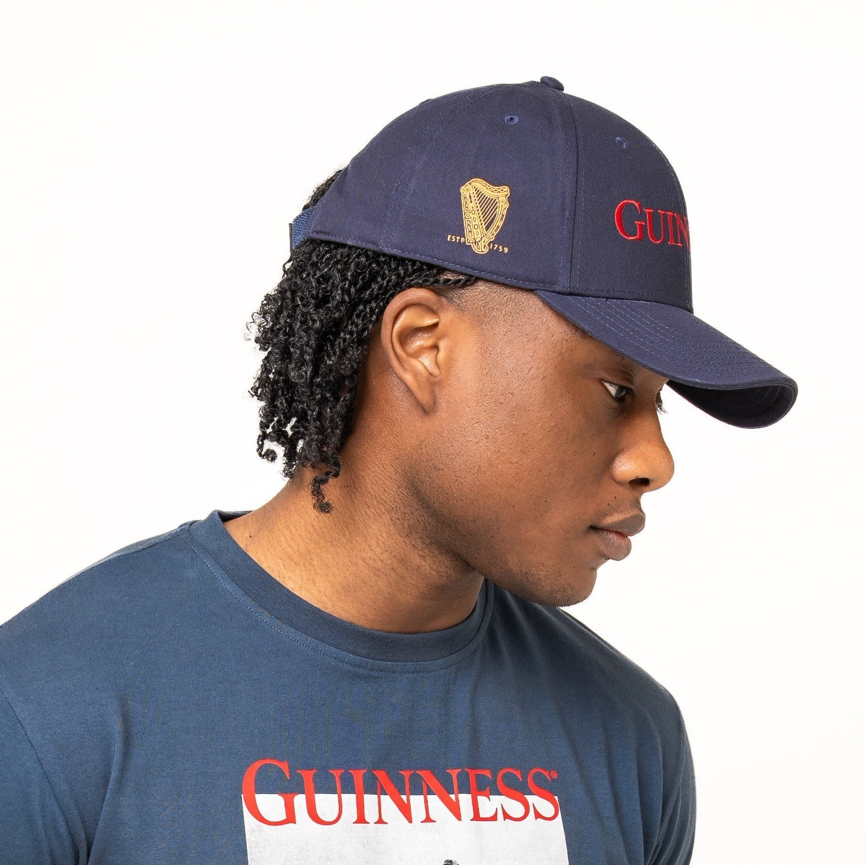 Guinness Transport Carriage Navy Blue Tee - The Celtic Gift Store - Clothing