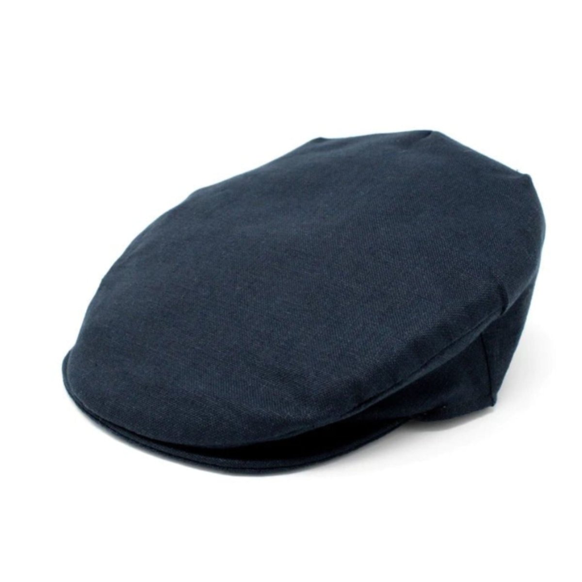 Hanna Hats Linen Donegal Touring Cap - Navy - The Celtic Gift Store - Hats