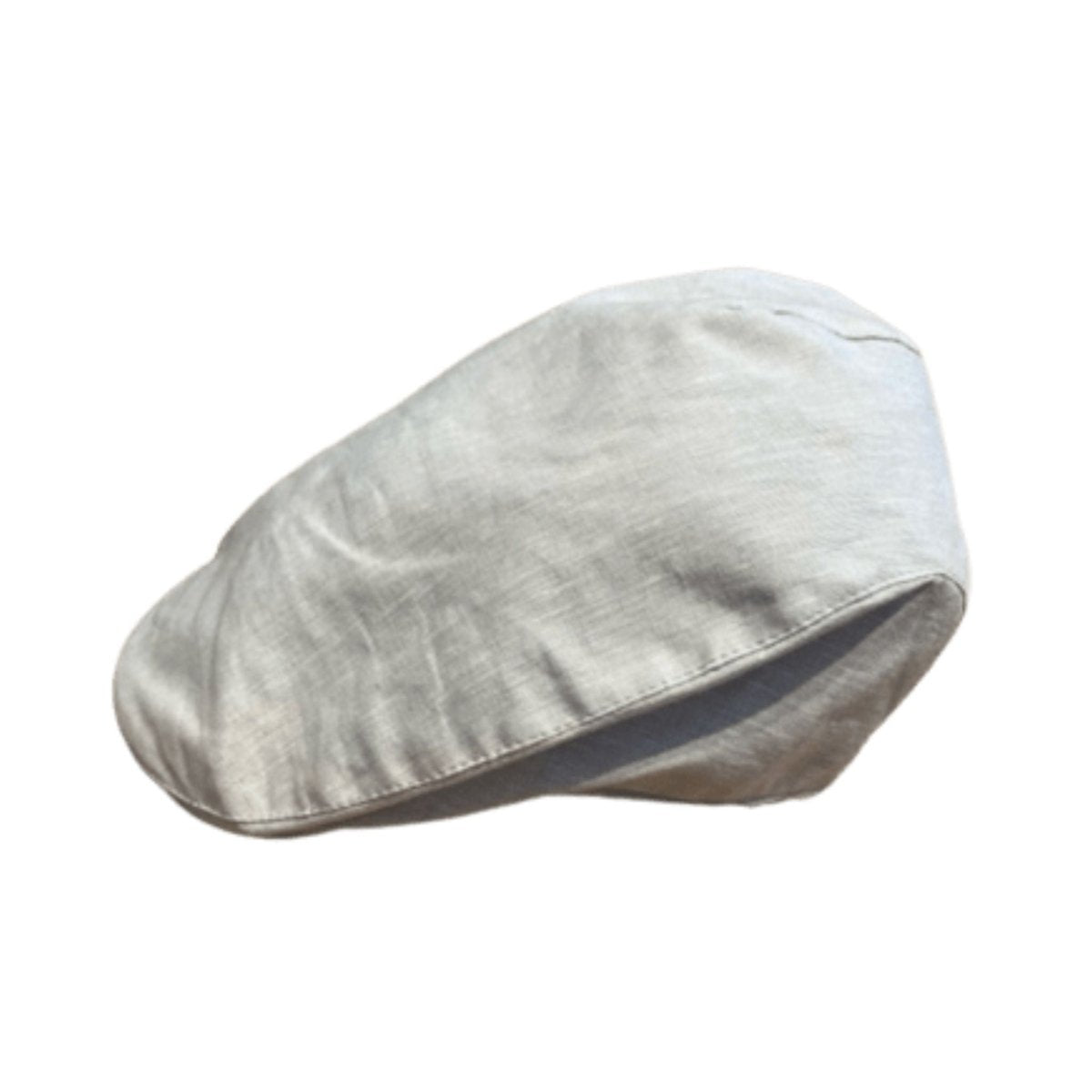 Hanna Hats Linen Donegal Touring Cap - White - The Celtic Gift Store - Hats