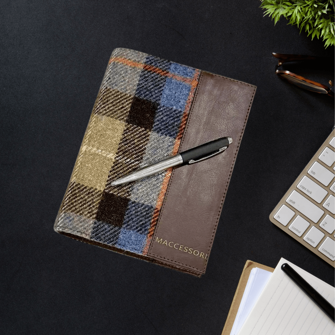 Tufted Notebook Harris Tweed Notebook | Scottish Plaid Design – The Celtic Gift Store