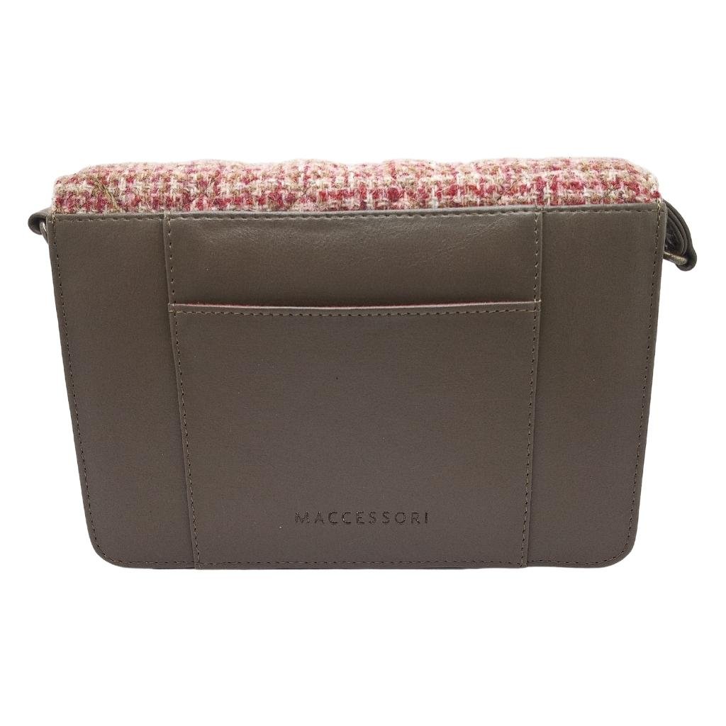 Harris Tweed Quilted Shoulder Bag- Maple Check