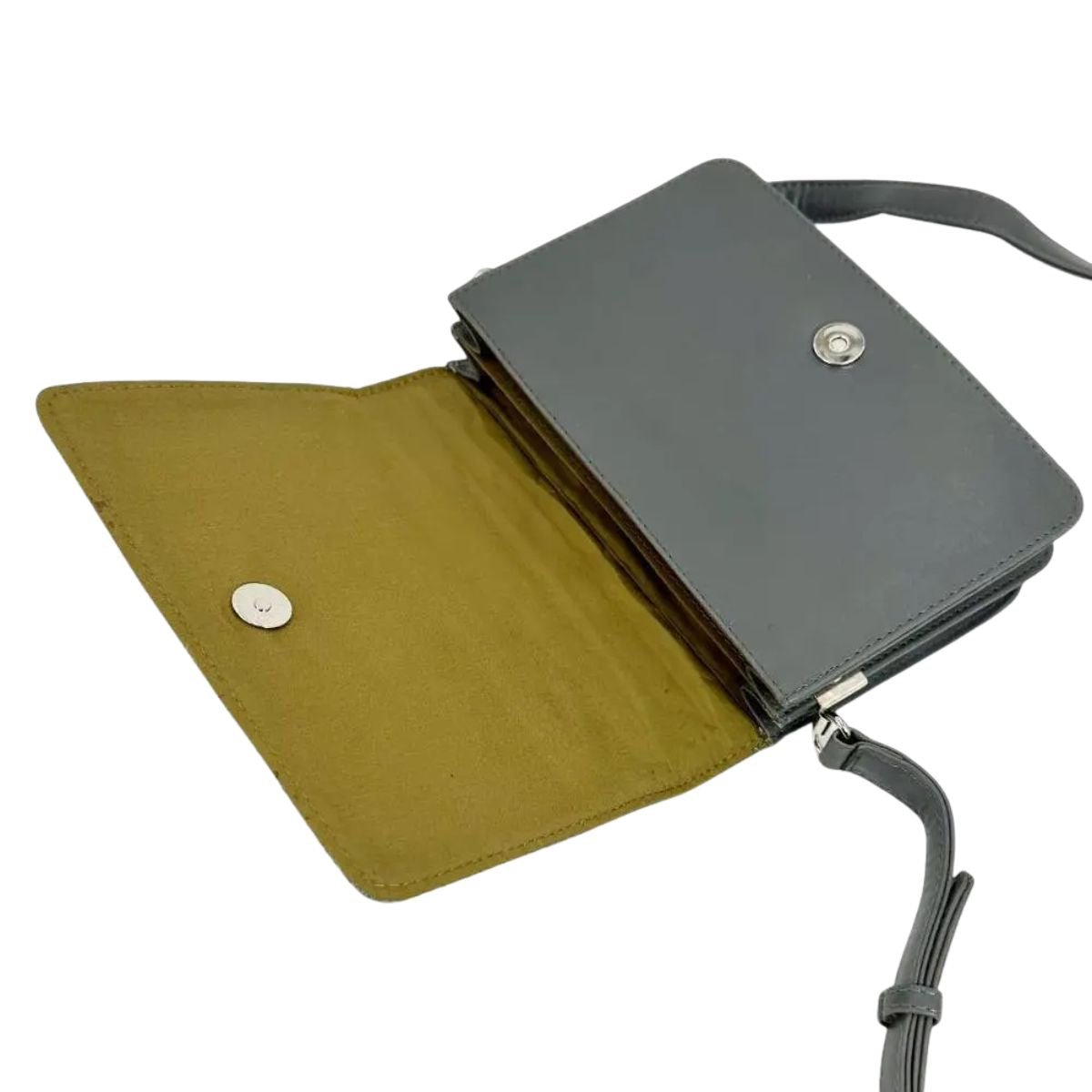 Harris Tweed Quilted Shoulder Bag - Turquoise Herringbone