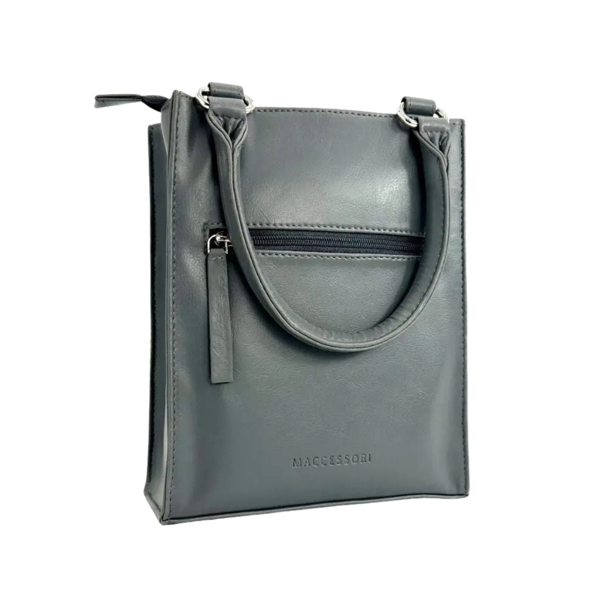 Harris Tweed Quilted Tote Bag - Turquoise Herringbone