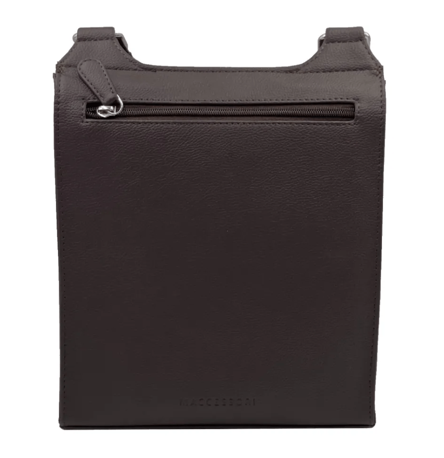 Harris Tweed Satchel Bag - Blue and Brown Plaid - The Celtic Gift Store - Handbags