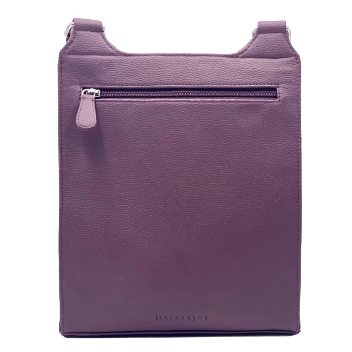 Harris Tweed Satchel Bag - Green and Purple Plaid