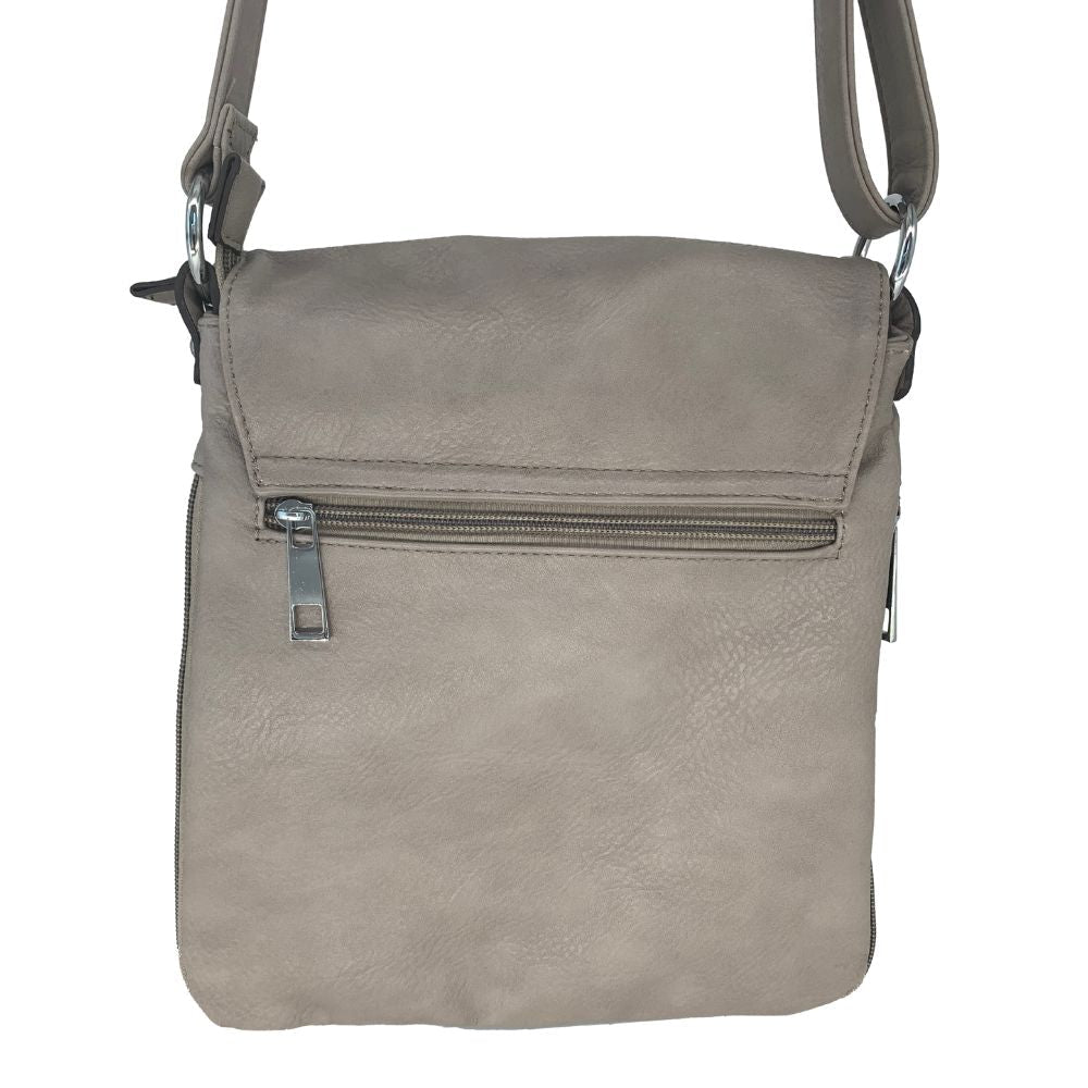Heart Trinity Knot Expandable Shoulder Bag - Black