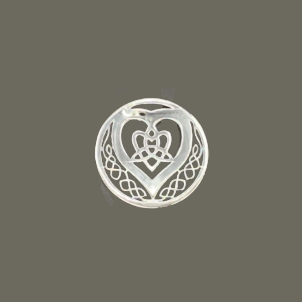 Heart Trinity Tri Zip Pocket Bag - The Celtic Gift Store - Handbags