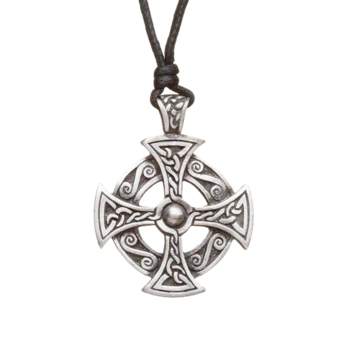 Heritage Collection Pewter Druids Cross Necklace