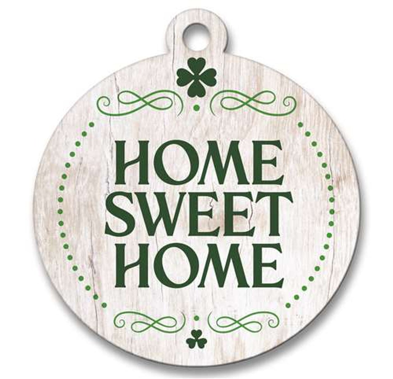 Home Sweet Home Celtic Irish - Large Wooden Hanging Door Sign 19x21in. - The Celtic Gift Store - 