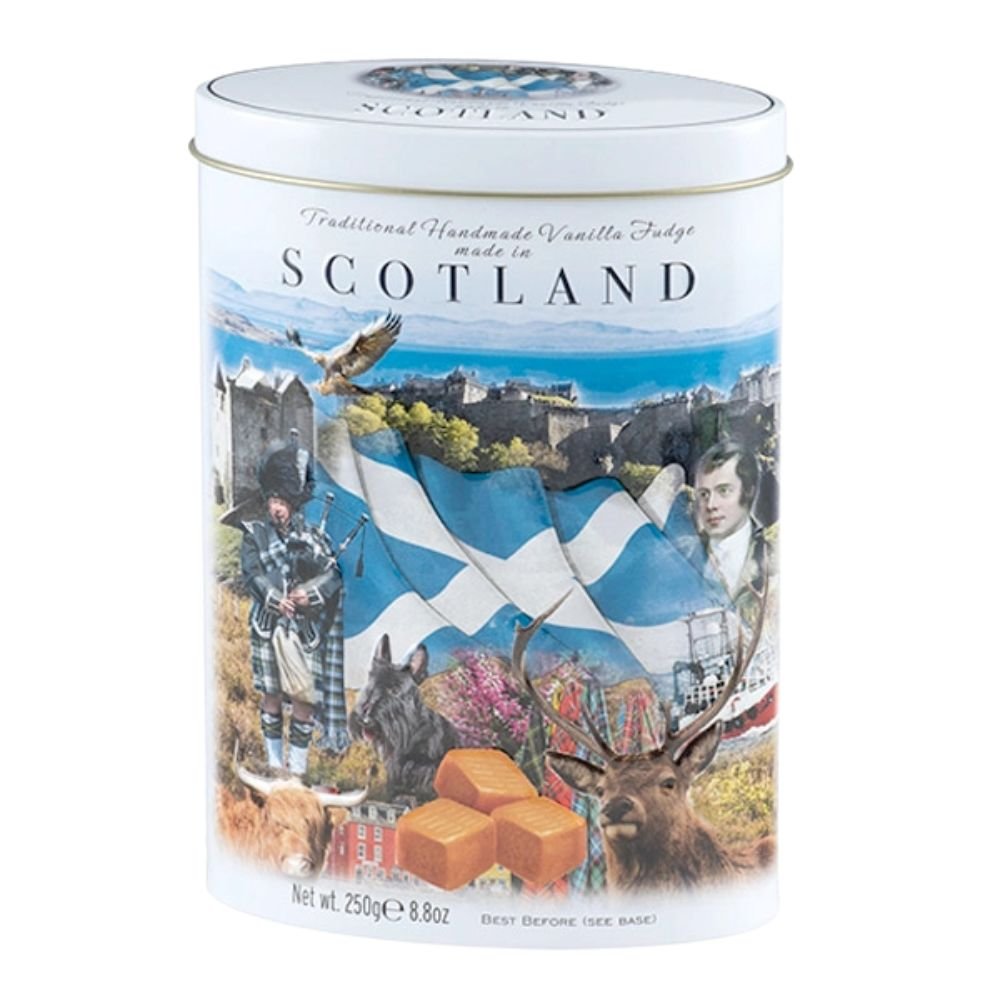 Iconic Scotland Vanilla Fudge Tin