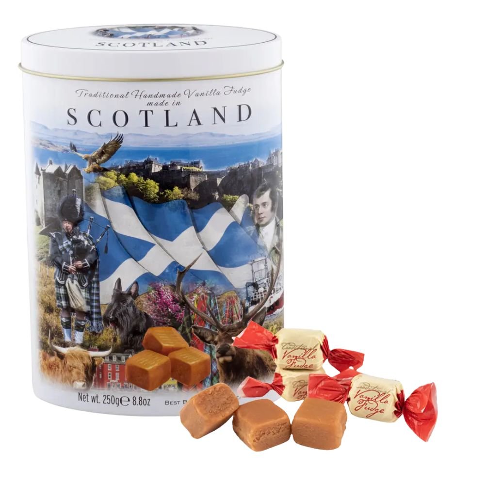 Iconic Scotland Vanilla Fudge Tin