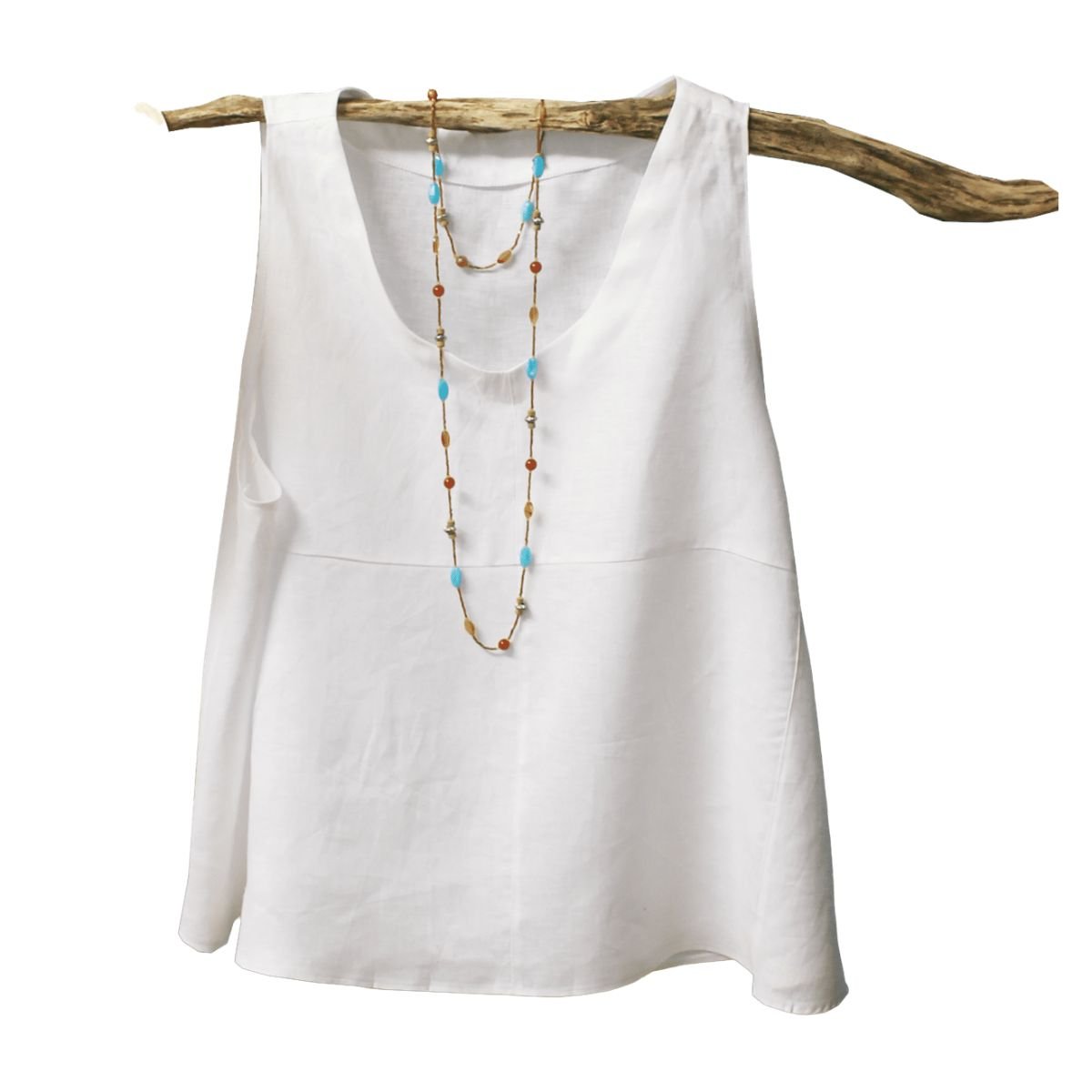Inis Alainn - Sleeveless Irish Linen Top