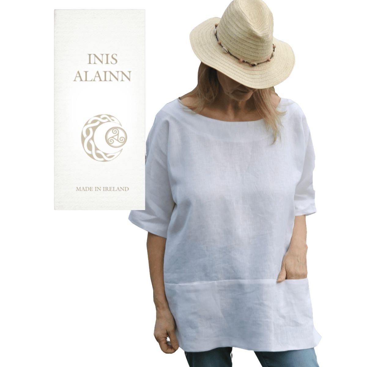 Inis Alainn - Tunic Style Irish Linen Top