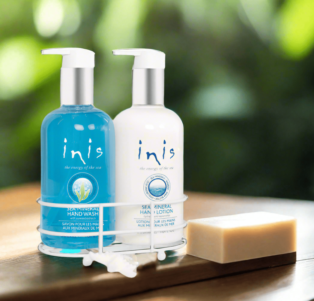 Inis Hand Care Caddy - Sea Mineral Handwash and Hand Lotion 10fl.oz