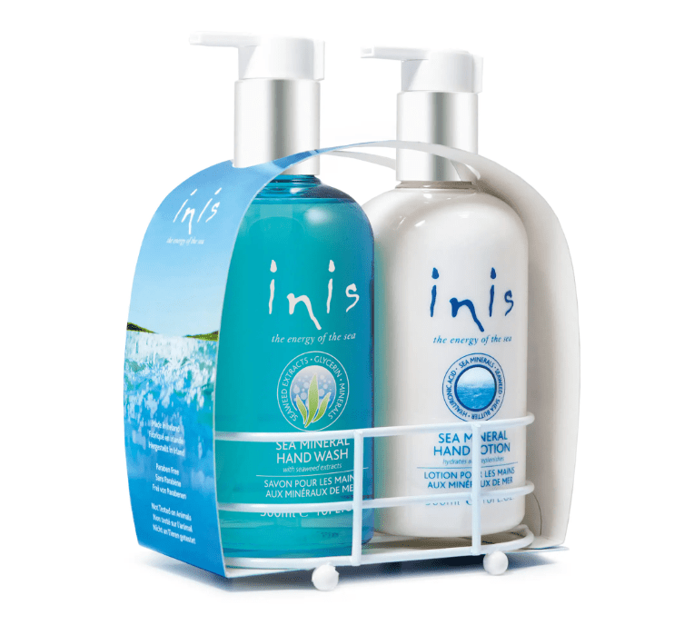 Inis Hand Care Caddy - Sea Mineral Handwash and Hand Lotion 10fl.oz - The Celtic Gift Store - Beauty and Wellness