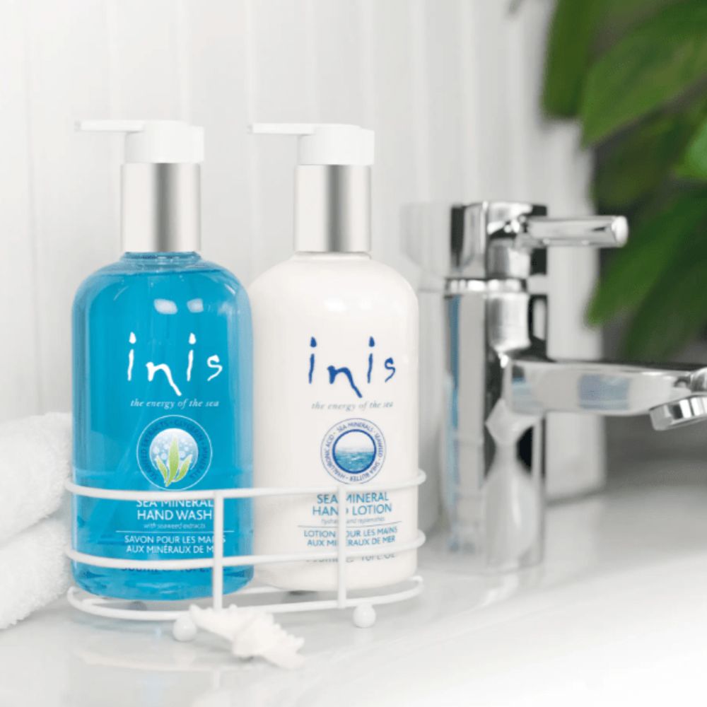 Inis Hand Care Caddy - Sea Mineral Handwash and Hand Lotion 10fl.oz