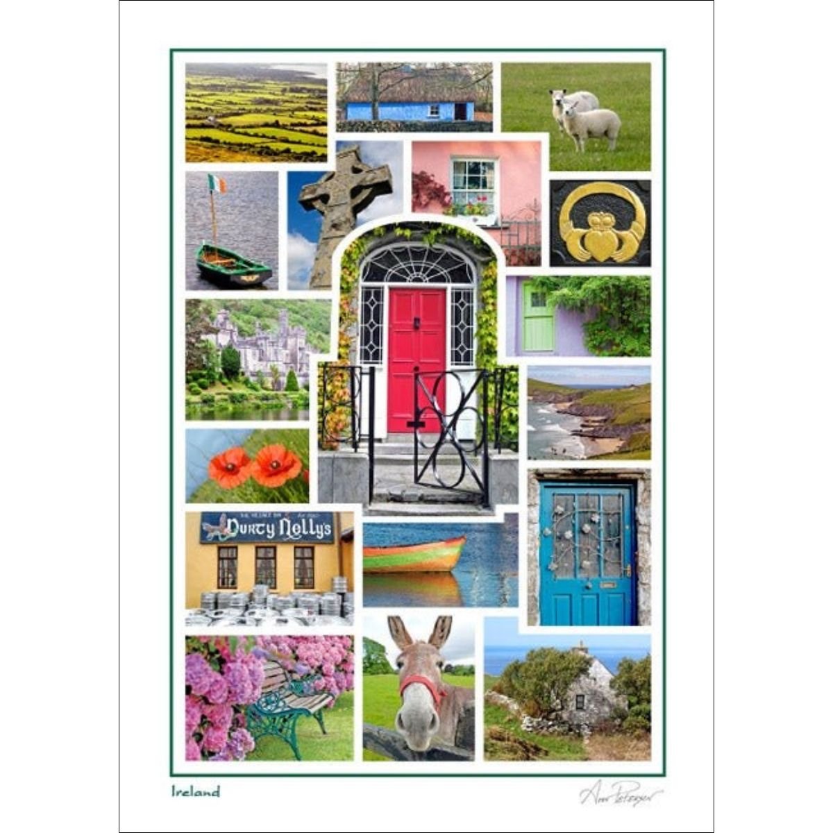 Ireland Photo Collage Card