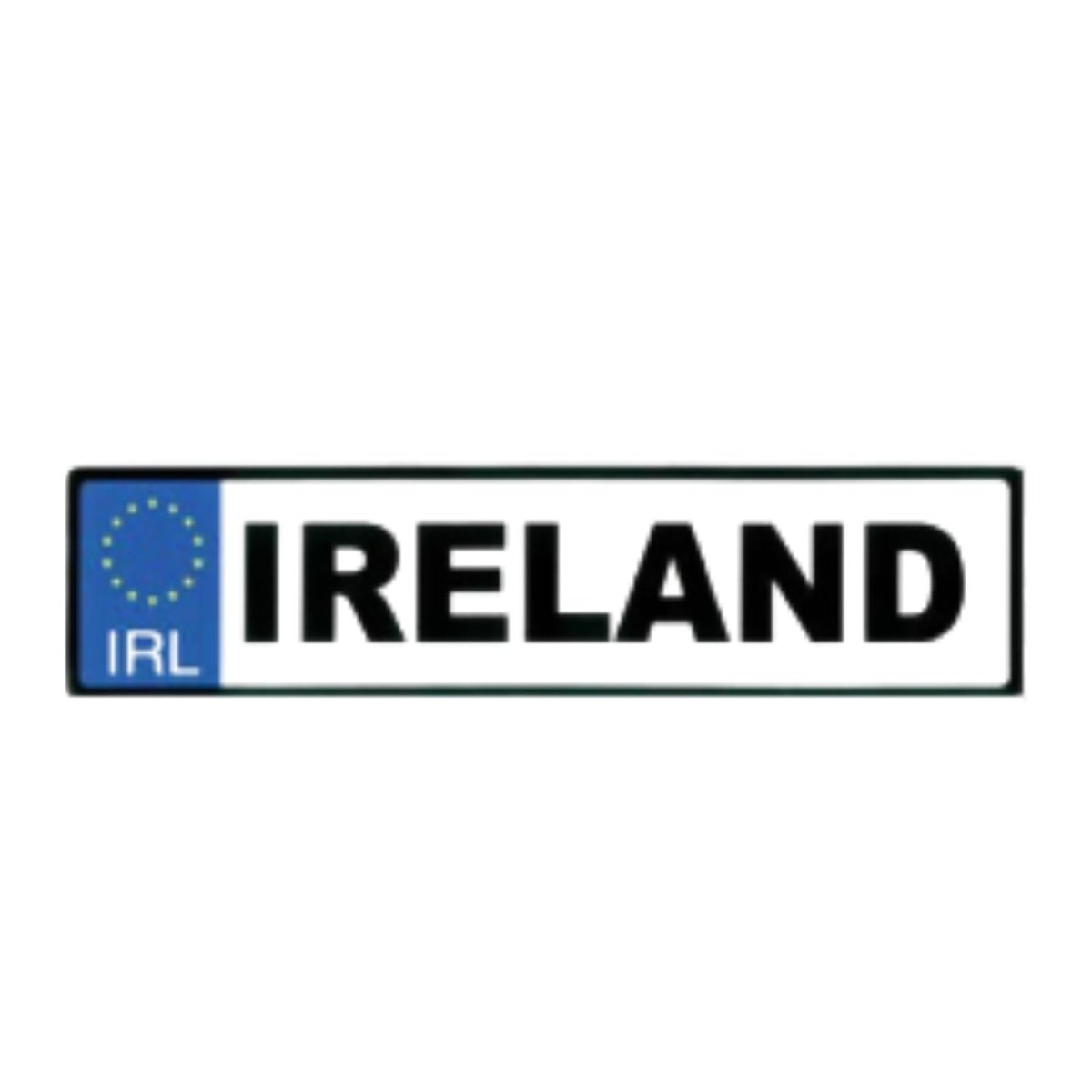Ireland Plate Sticker - The Celtic Gift Store - Gift