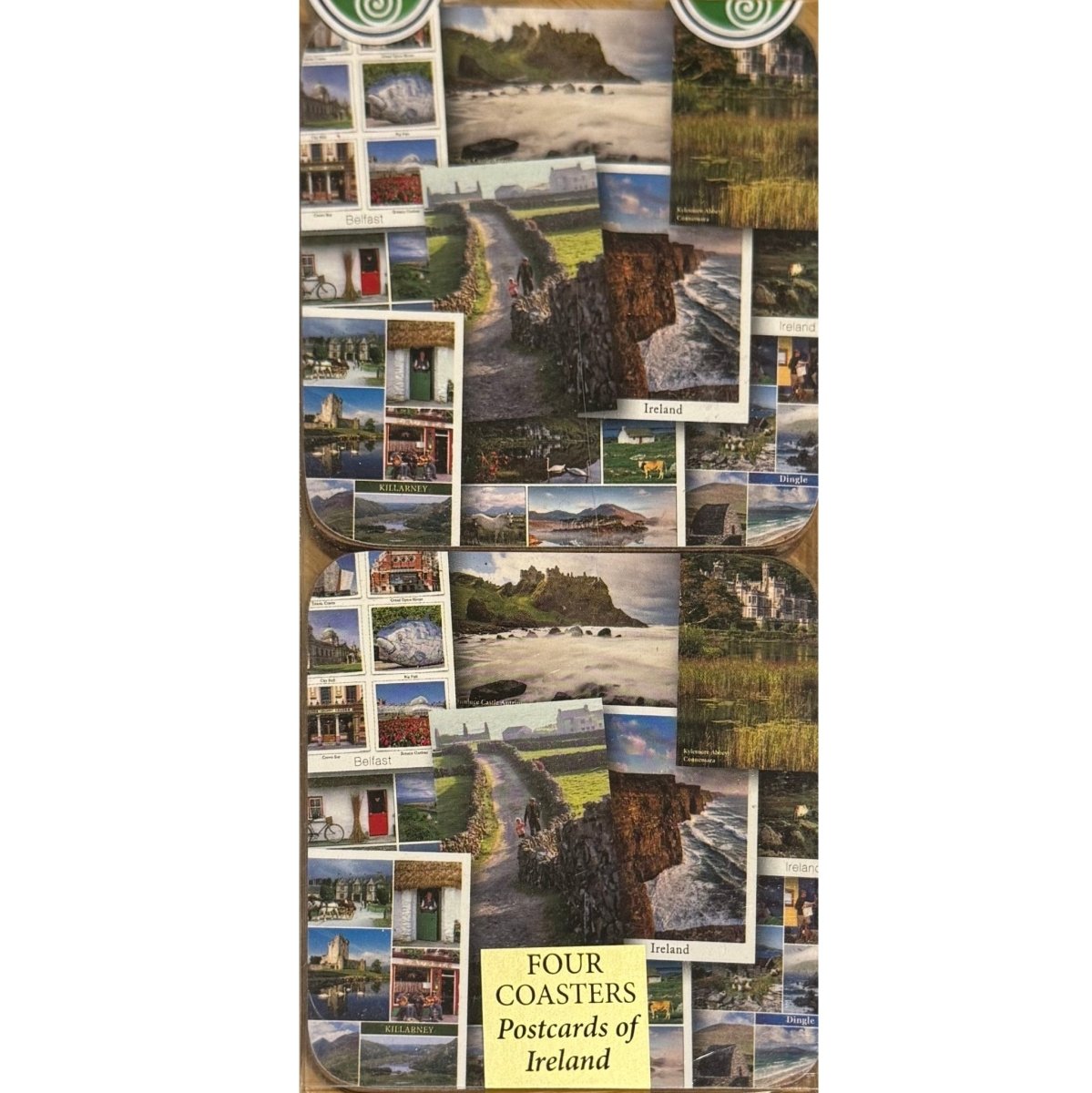 Ireland Postcards Coaster Set
