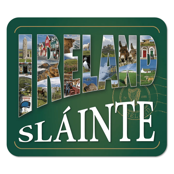 Ireland Text Single Coaster - The Celtic Gift Store - Decor