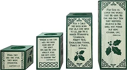 Irish Advent Pillar Set - The Celtic Gift Store - 