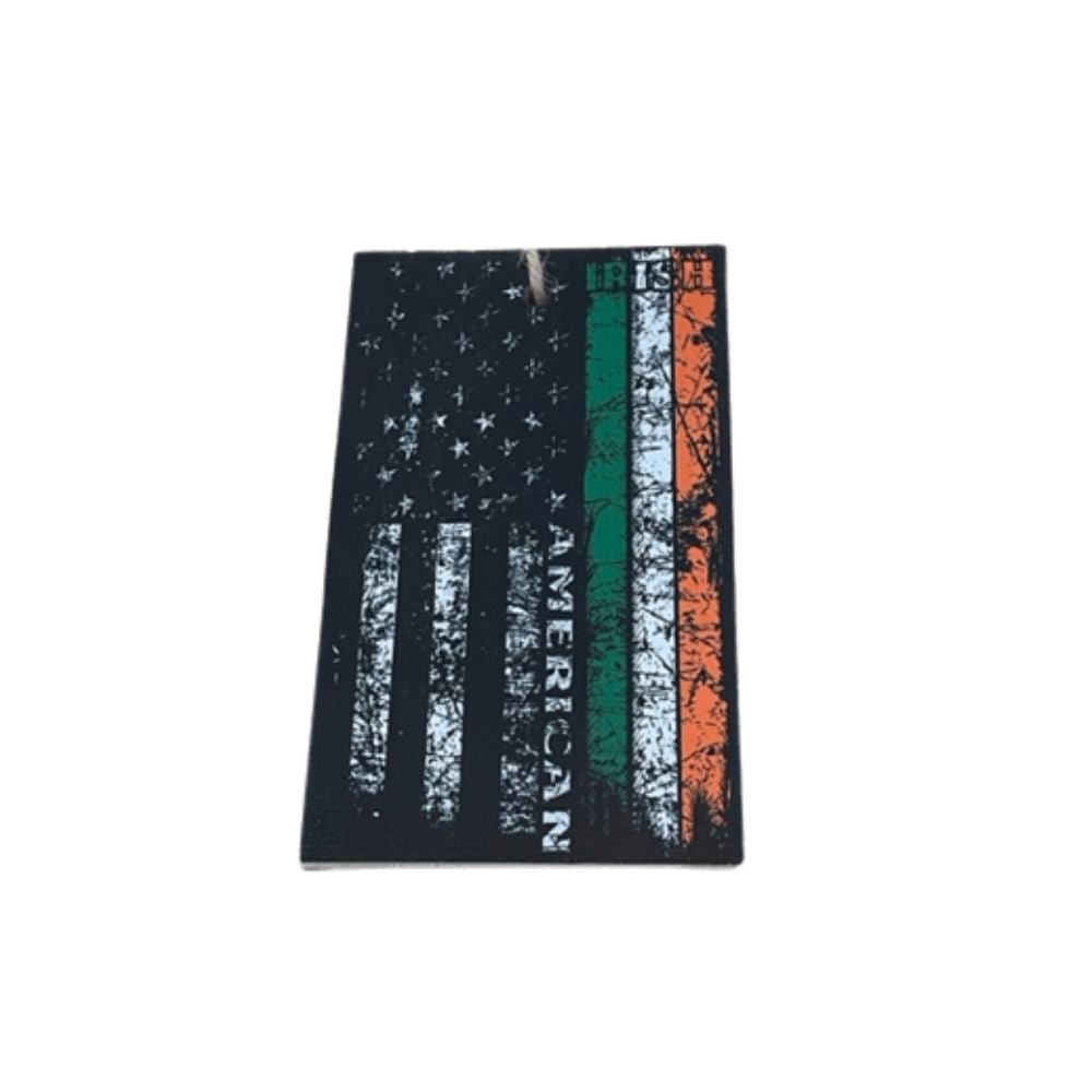 Irish American Flag Ornament - The Celtic Gift Store - Clothing