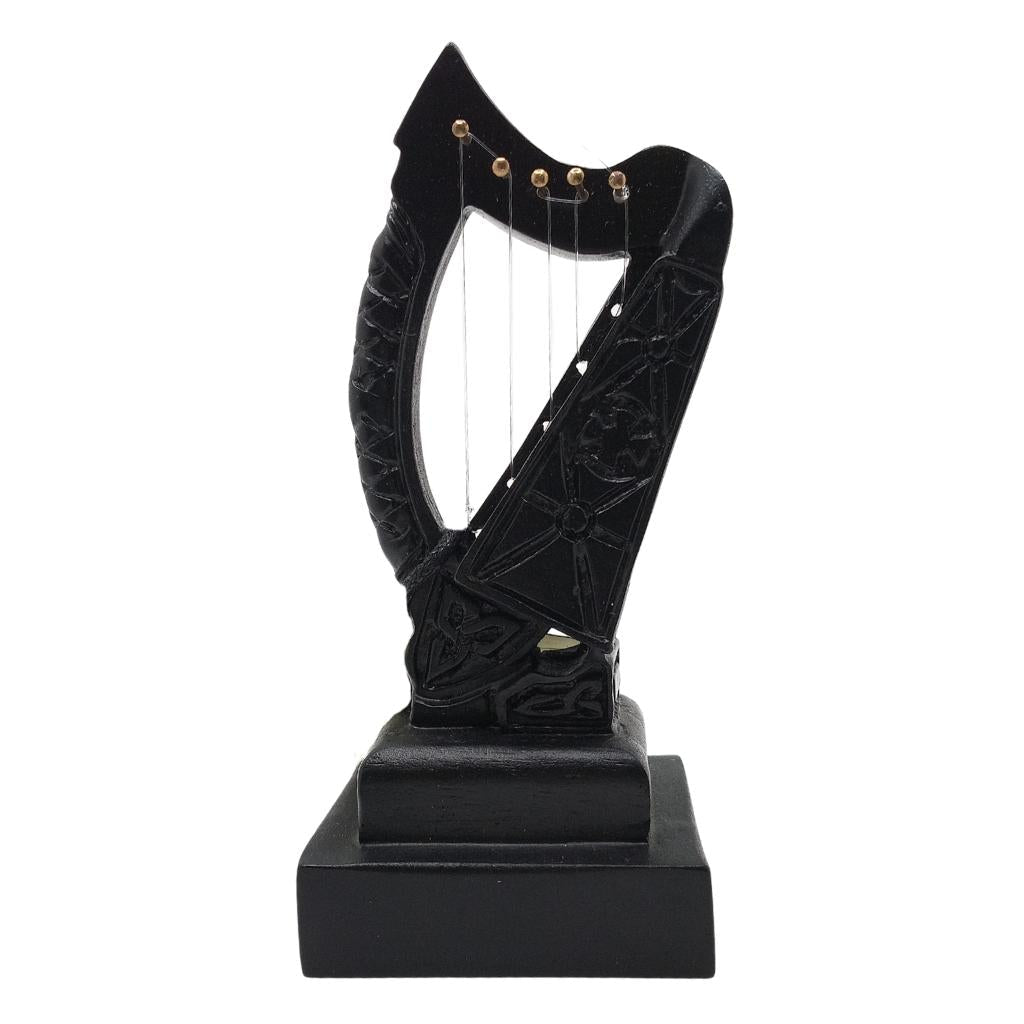 Irish Bardic Turf Harp 6" by Island Turf Crafts - Decor