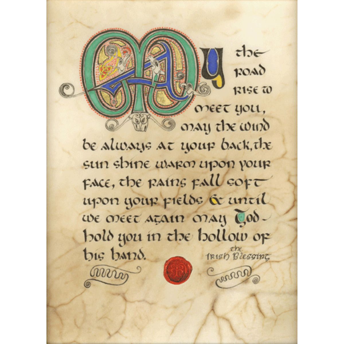 Irish Blessing Greeting Card