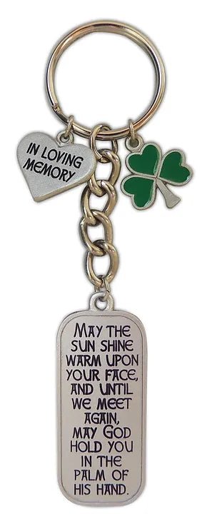 Irish Blessing In Loving Memory Keyring - The Celtic Gift Store - Keychains
