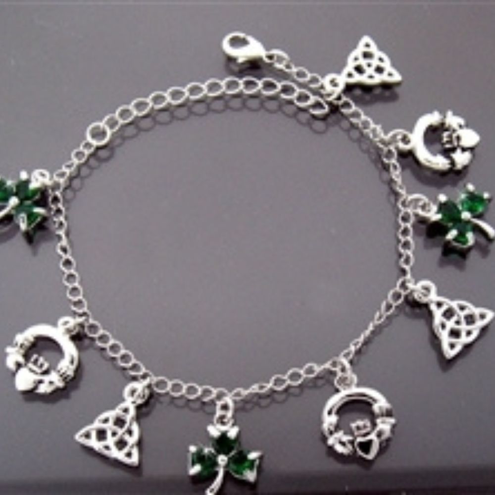 Irish Charm Bracelet - The Celtic Gift Store - 