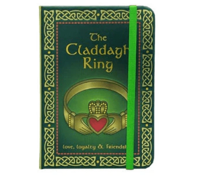 Irish Claddagh Foil Notebook - The Celtic Gift Store - Notebooks