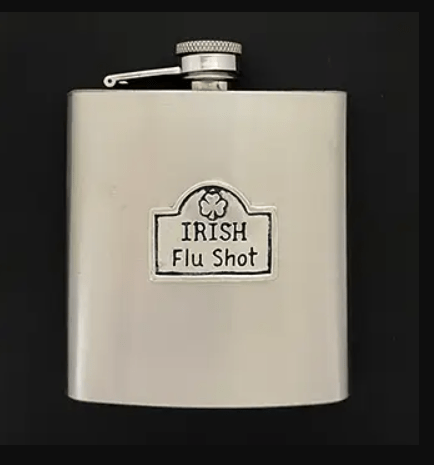 Irish Flu Shot Flask - 6 oz - The Celtic Gift Store - Drinkware