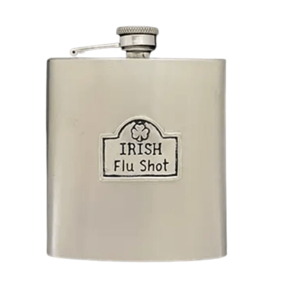Irish Flu Shot Flask - 6 oz - The Celtic Gift Store - Drinkware