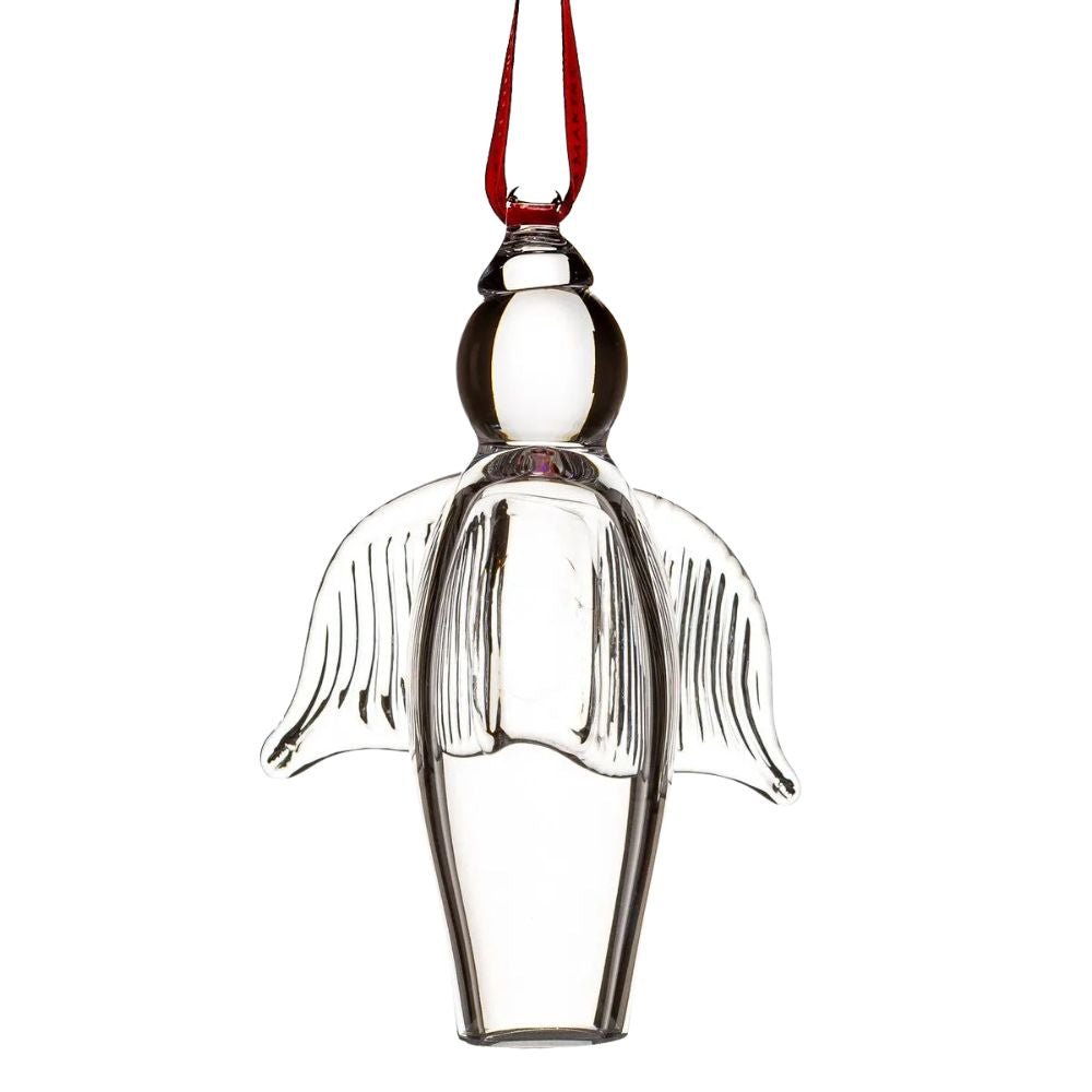 Irish Handmade Glass Company Clear Angel Ornament