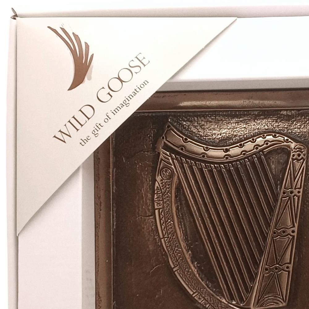 Irish Harp Bronze Wall Plaque