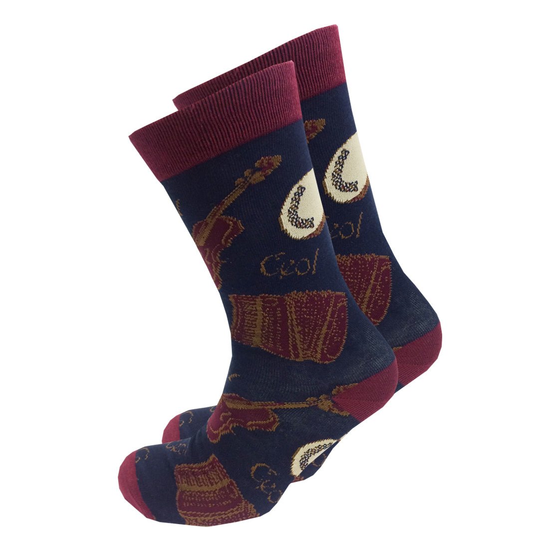 Irish Instrument Socks - The Celtic Gift Store - Socks