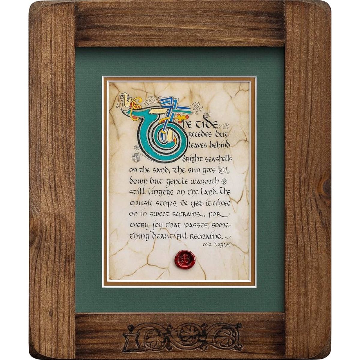 Irish Kitchen Prayer in Wooden Frame