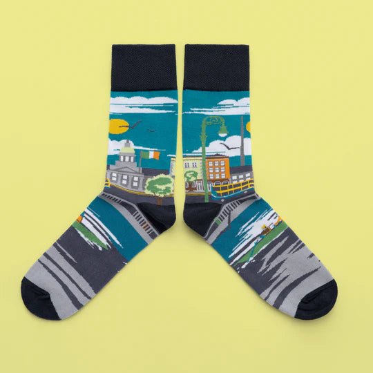 Irish Landmark Socks - Dublin - The Celtic Gift Store - Socks