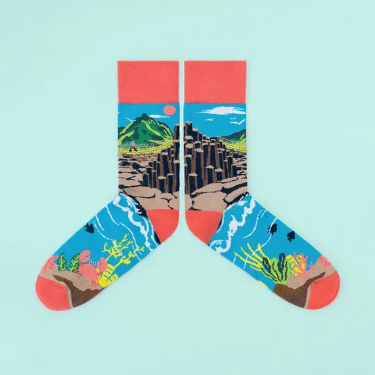 Irish Landmark Socks - Giants Causeway - The Celtic Gift Store - Socks