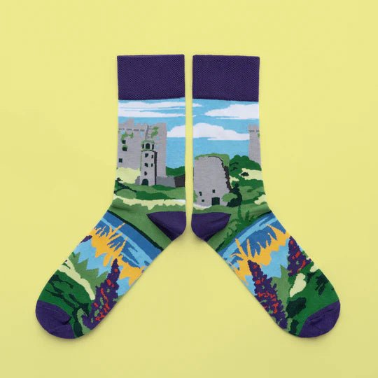 Irish Landmark Socks - Irish Castle - The Celtic Gift Store - Socks