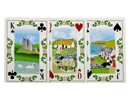 Irish Playing Cards - The Land of Shamrocks