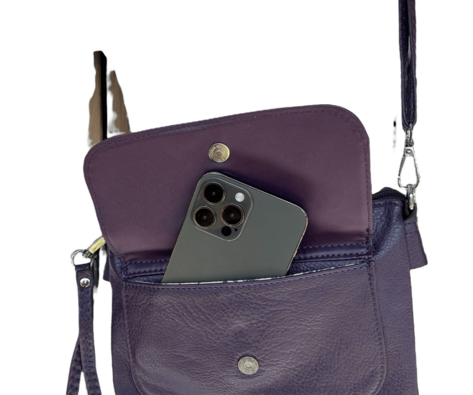 Irish Shamrock Cell Phone Pocket Bag - Hunter Green - The Celtic Gift Store - Handbags