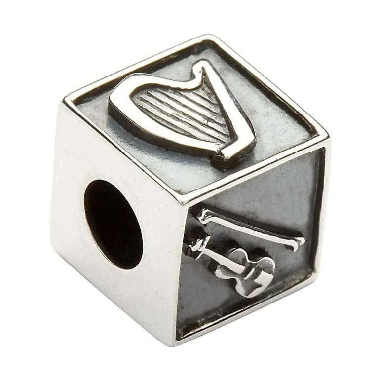 Irish Silver Music Bead - The Celtic Gift Store - 