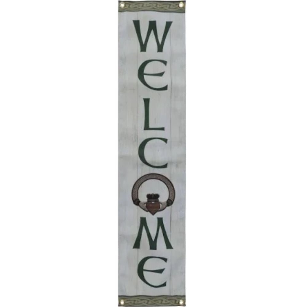 Irish Welcome Claddagh Banner