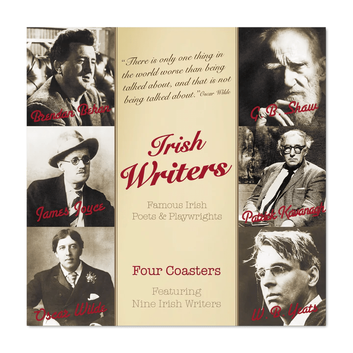 Irish Writers Coasters - The Celtic Gift Store - Decor