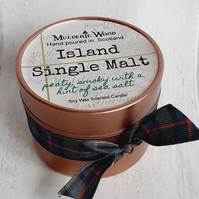 Island Single Malt Candle - The Celtic Gift Store - Candles, Wax Melts, Incense