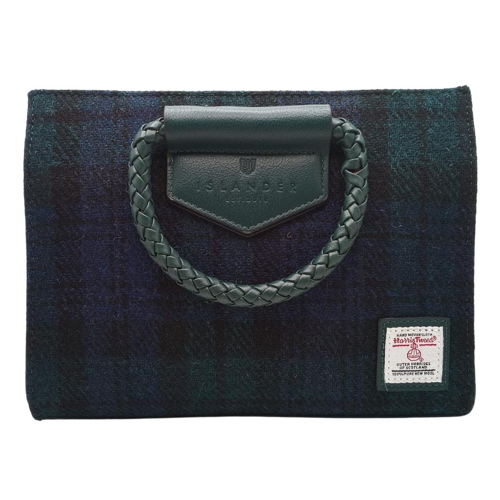 Islander Harris Tweed Arran Tote 'Black Watch Tartan' by Islander - Handbags