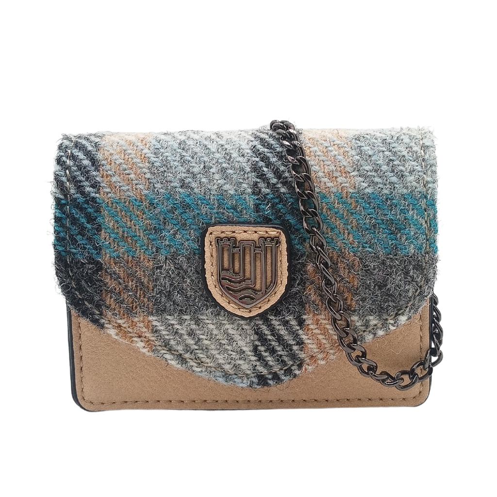 Islander Harris Tweed Card Case 'Islander Tartan'