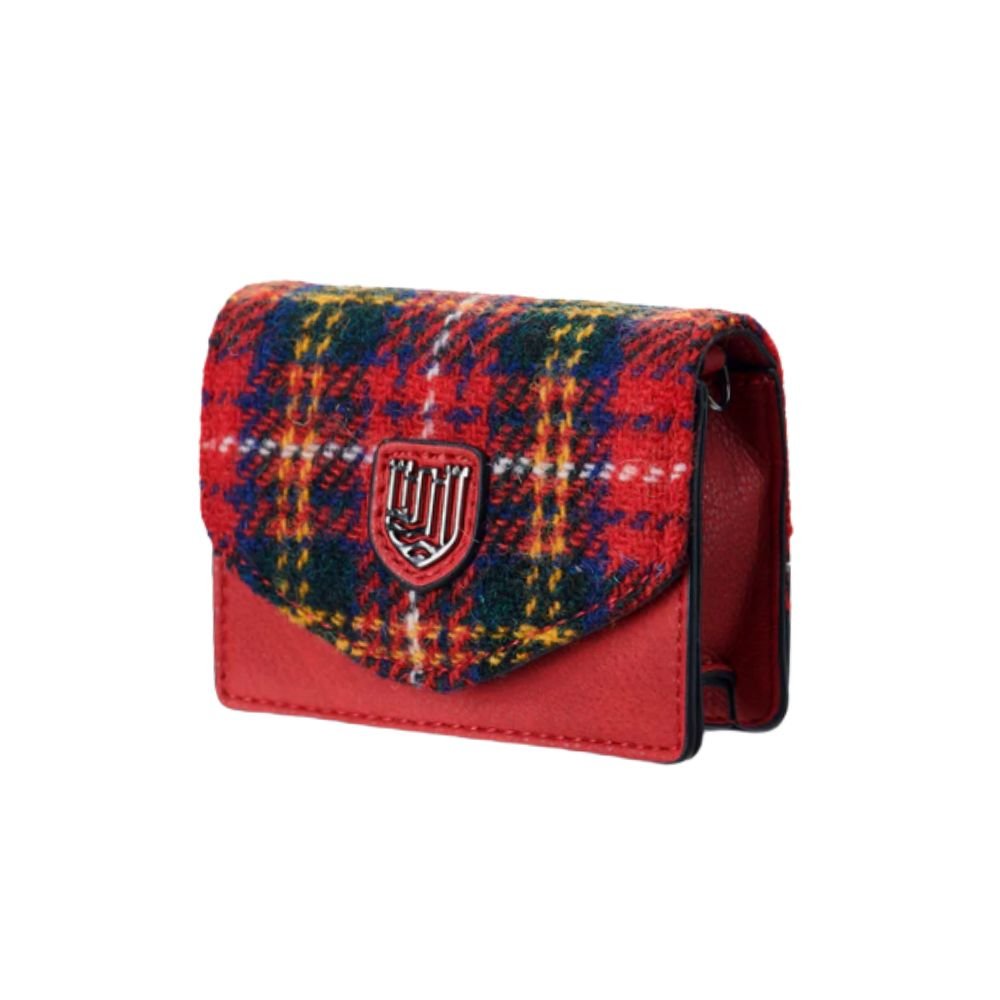 Islander Harris Tweed Card Case 'Royal Stewart Tartan'